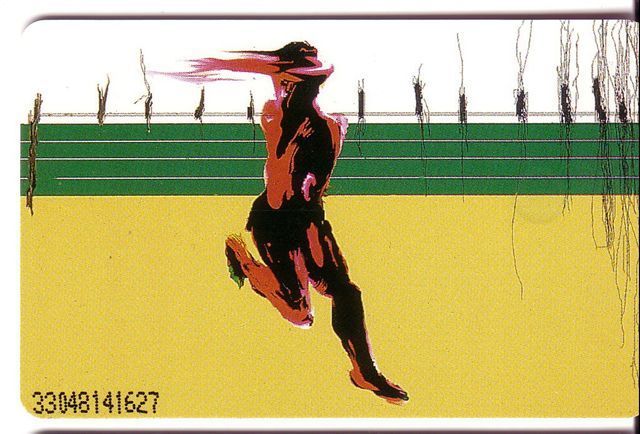 OLYMPIC GAMES ( Germany Old Rare Chip Card - Only 13.000 Ex. ) Athletics Atletismo Athletisme Athletic - Olympische Spiele