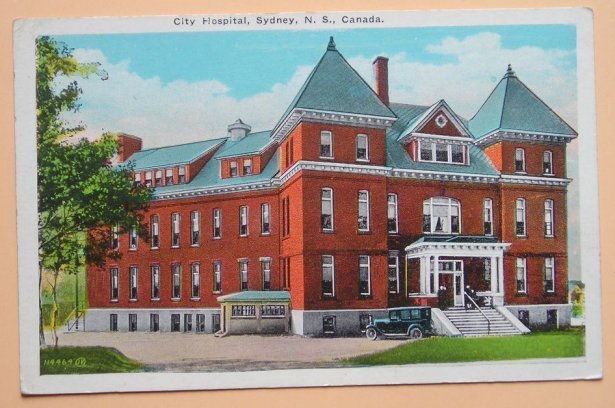 City Hospital, Sydney  N. S. Canada  1930 - Other & Unclassified