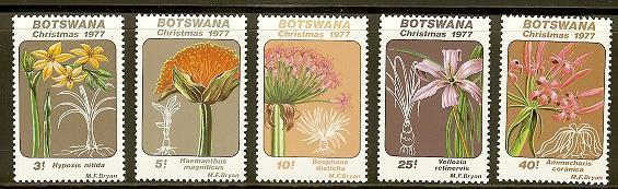 BOTSWANA 1977 MNH Stamp(s) Christmas 193-197 # 5034 - Christmas