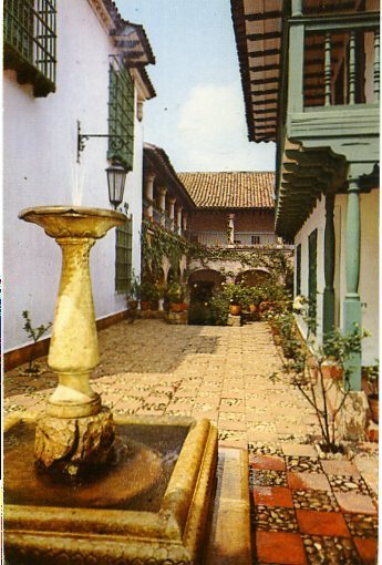 BOGOTA CASA DE MONEDAS PATIO Y PILA 2 TIMBRES  1964 - Kolumbien