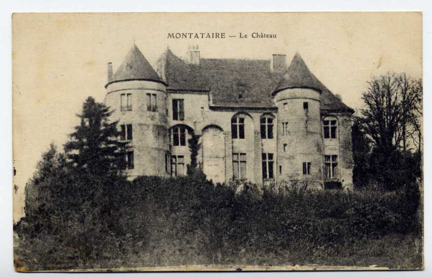 Réf 87  - MONTATAIRE - Le Château (1918) - Montataire