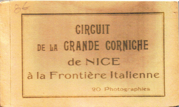 De  Nice à La Frontière Italienne Grande Corniche Carnet 20 CPA - Lots, Séries, Collections