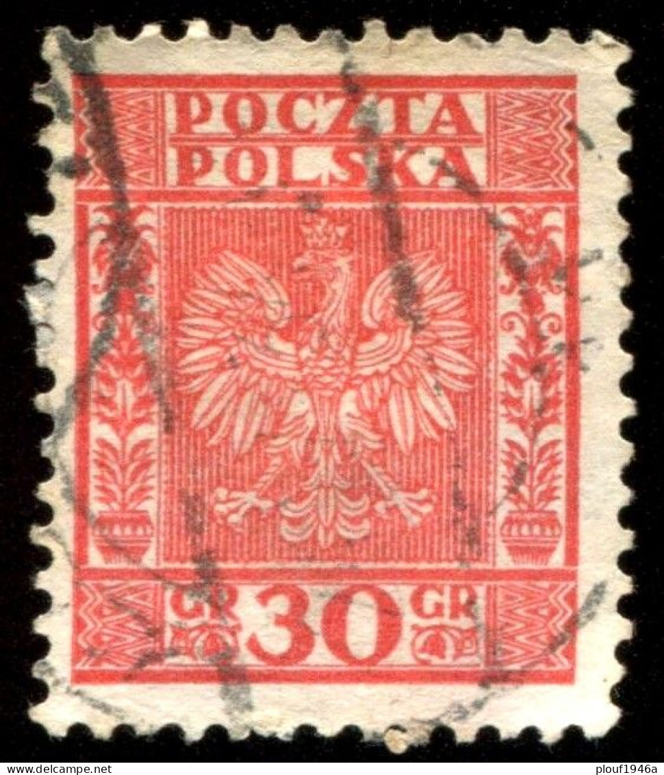 Pays : 390,2 (Pologne : République)  Yvert Et Tellier N° :    361 (o) - Usados