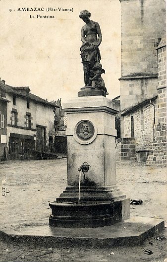 87 - HAUTE VIENNE - AMBAZAC - LA FONTAINE - - Ambazac