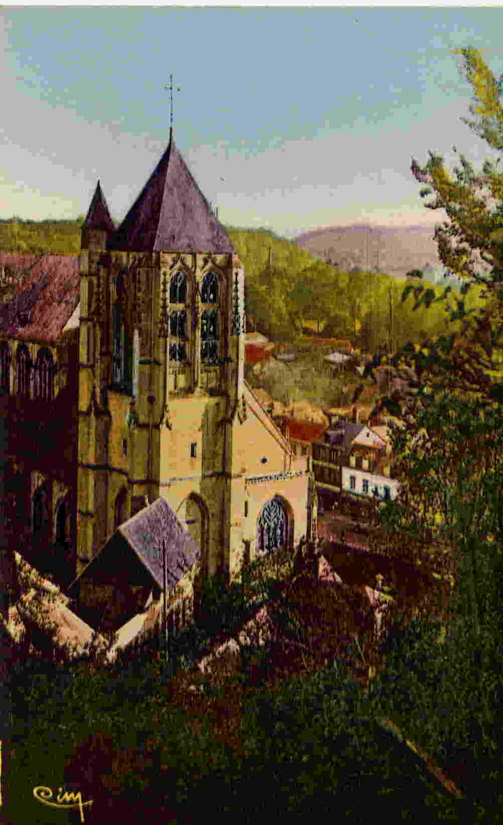 BEAUMONT-le-ROGER - Vue Sur L'eglise De La Cote Saint-Nicolas - Beaumont-le-Roger