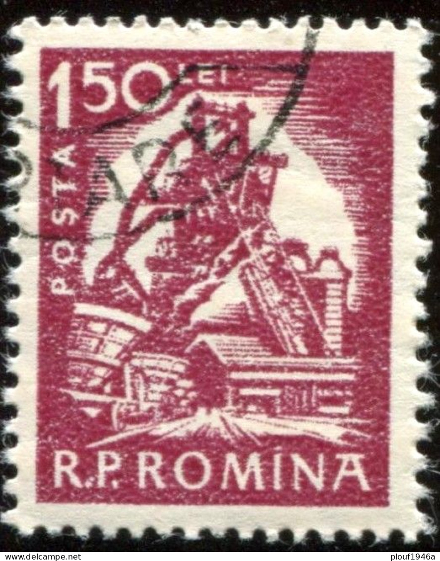 Pays : 409,9 (Roumanie : République Populaire)  Yvert Et Tellier N° :  1703 (o) - Usado