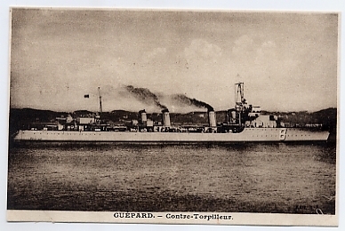 --  JP --- GUEPARD. CONTRE - TORPILLEUR . . - Warships