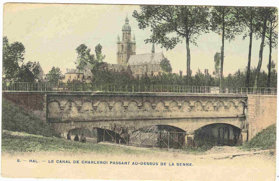 HAL - LE CANAL PASSANT AU DESSUS DE LA SENNE - Halle