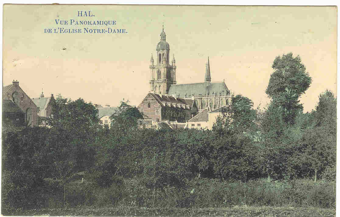 HAL -  VUE PANORAMIQUE DE L'EGLISE NOTRE-DAME - Halle