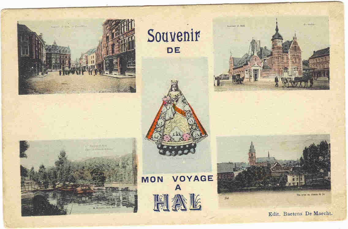 HAL -  MON VOYAGE A   SOUVENIR DE - Halle