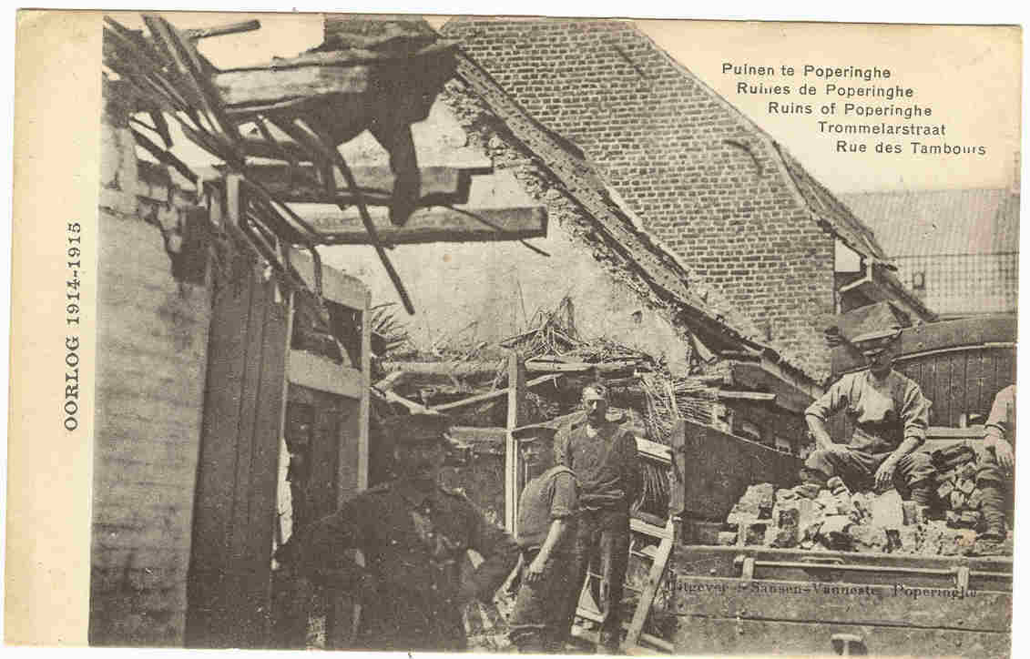 POPERINGHE - TROMMELARSTRAAT   1914-18 - Poperinge