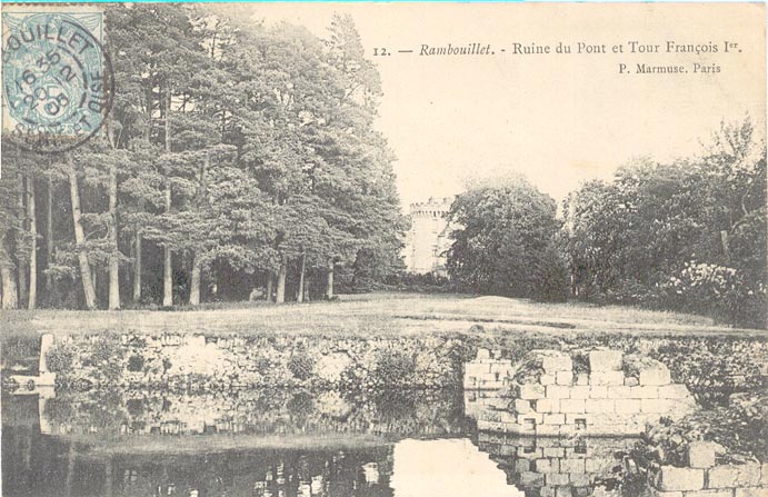 RAMBOUILLET - Ruine Du Pont Et Tour François 1er - Rambouillet (Kasteel)