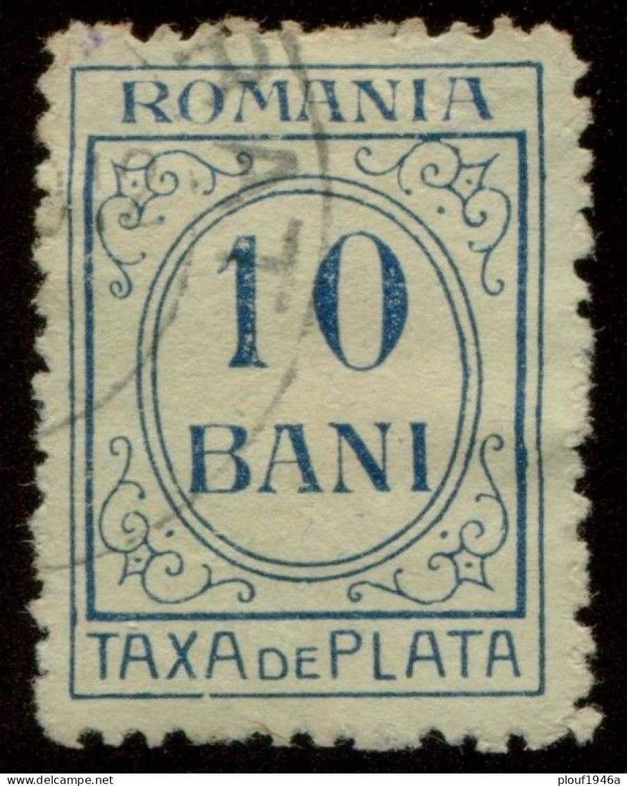 Pays : 409,2 (Roumanie : Royaume (Charles Ier (1881-    )) Yvert Et Tellier N° : Tx   35 (o) - Port Dû (Taxe)