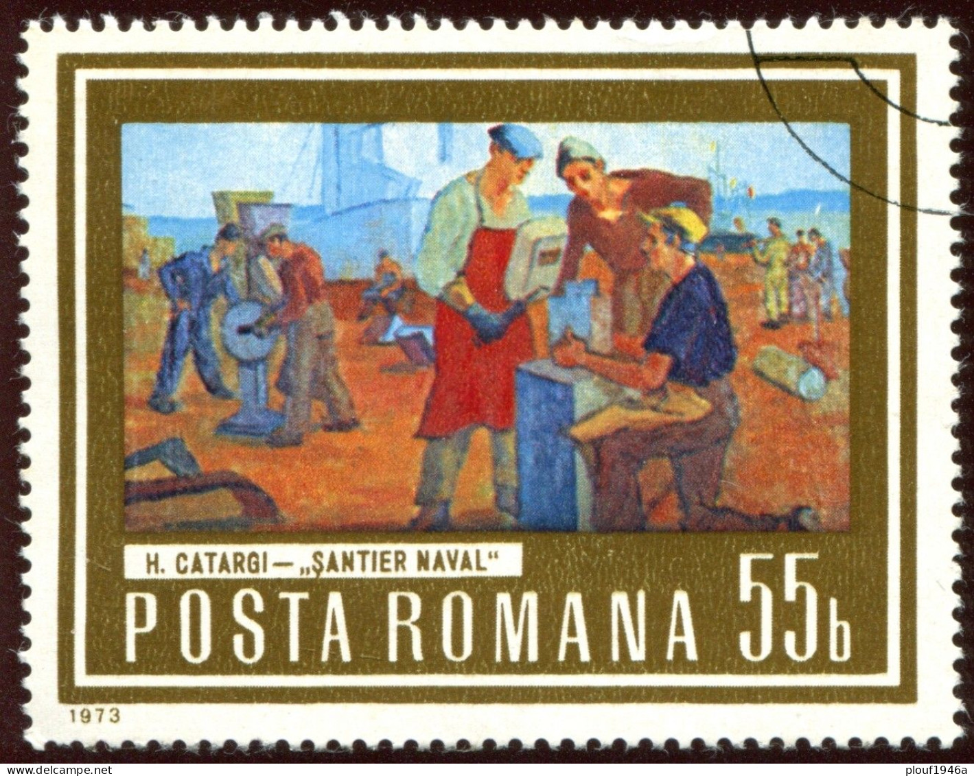 Pays : 410 (Roumanie : République Socialiste)  Yvert Et Tellier N° :  2818 (o)  [CATARGI] - Used Stamps