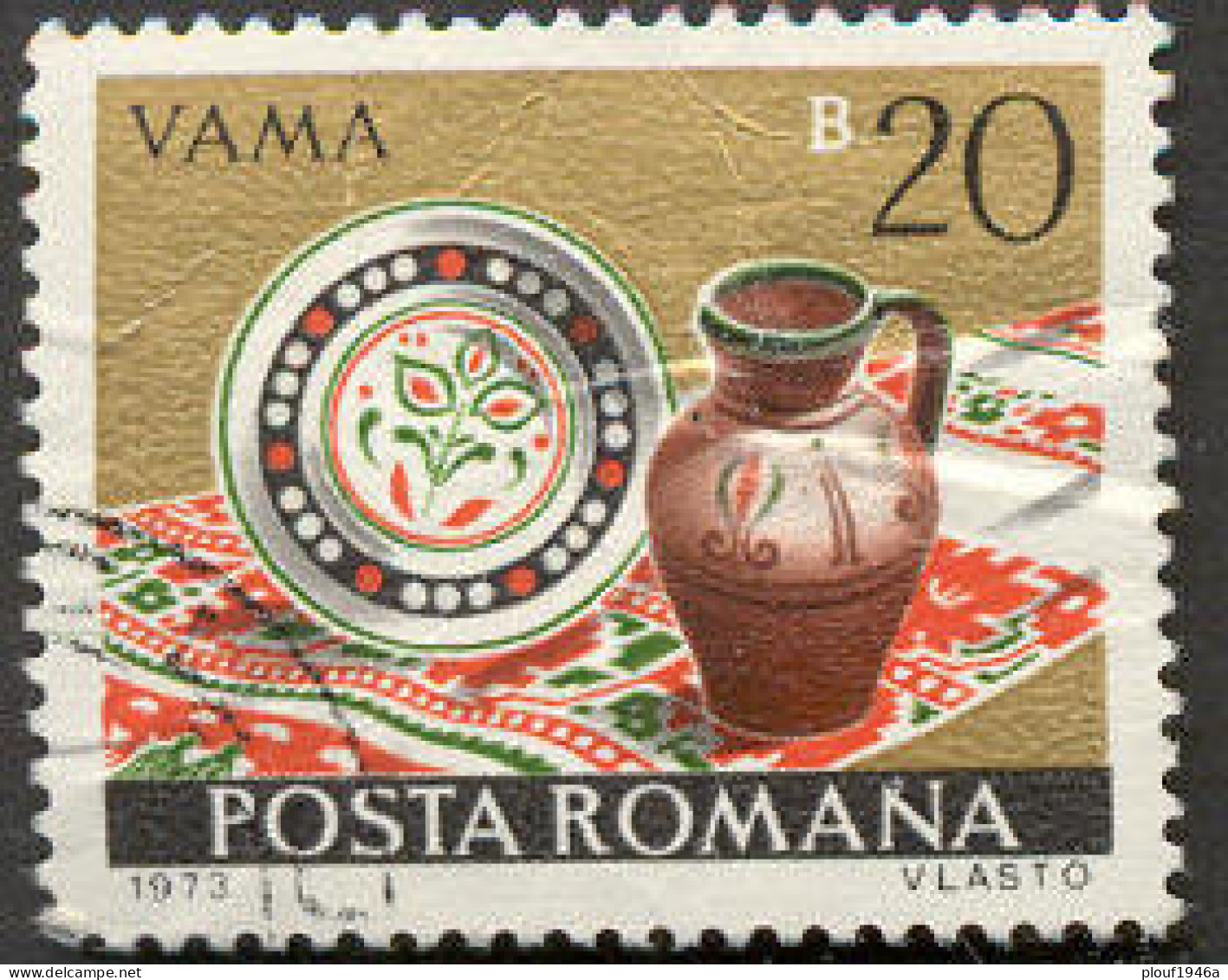 Pays : 410 (Roumanie : République Socialiste)  Yvert Et Tellier N° :  2810 (o) - Usati
