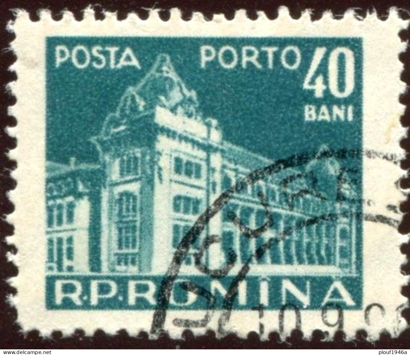 Pays : 409,9 (Roumanie : République Populaire)  Yvert Et Tellier N° : Tx  125 (o) - Portomarken