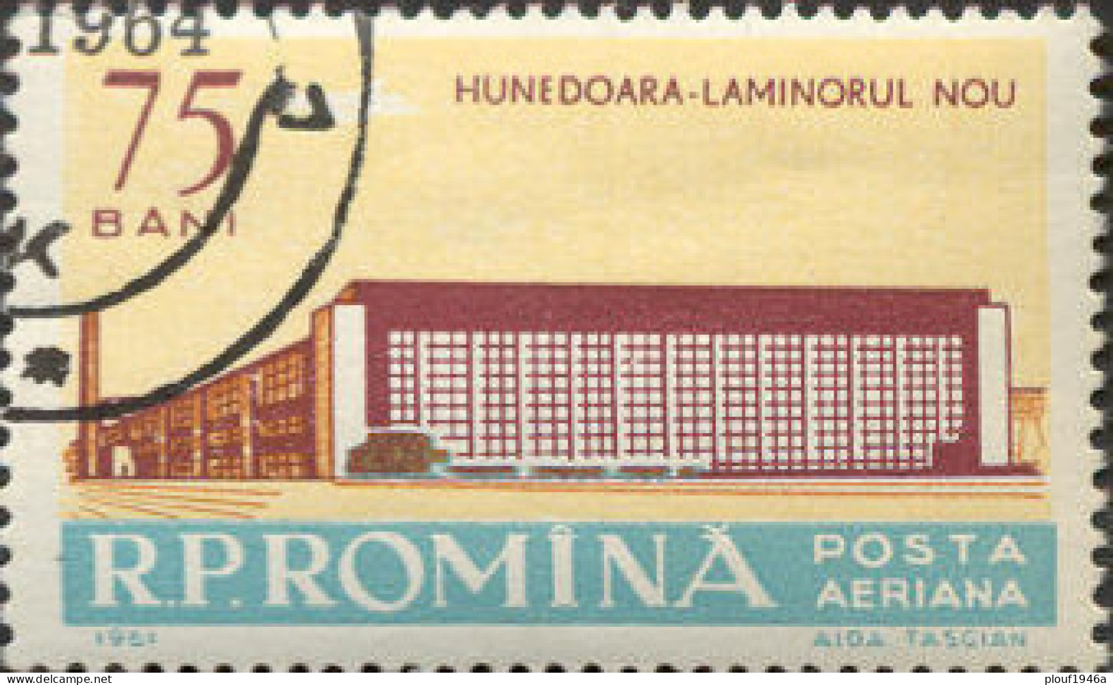 Pays : 409,9 (Roumanie : République Populaire)  Yvert Et Tellier N° : Aé   153 (o) - Used Stamps