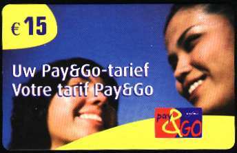 TC PAY&GO  PROXIMUS Card Prepay - [2] Tarjetas Móviles, Recargos & Prepagadas