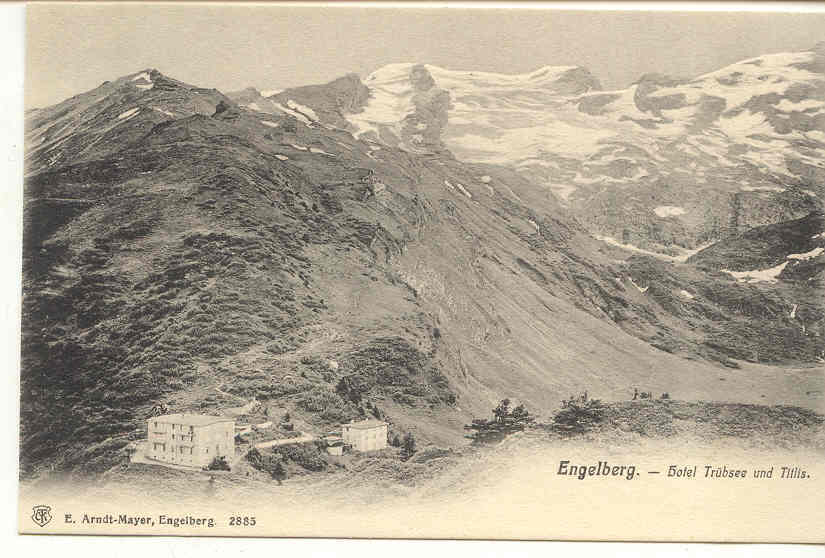 1941 Engelberg Hotel Trubsee And Titlis . Arndt-mayer Engelberg 2885 - Engelberg