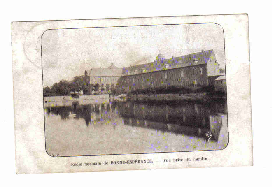 Ecole Normale De Bonne-espérance.vue Prise Du Moulin - Binche