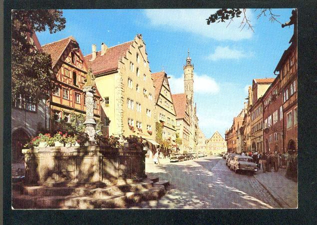CPSM - Rothenburg - Herrengasse - Ansbach