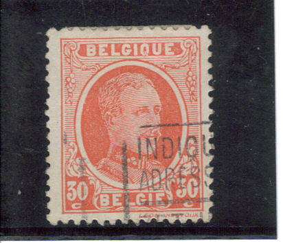 OBL 199 YT 177 MIC BE 152 SCO 199 COB AN 1922  Albert 1er *1BELGIQUE*  14/45 - 1922-1927 Houyoux