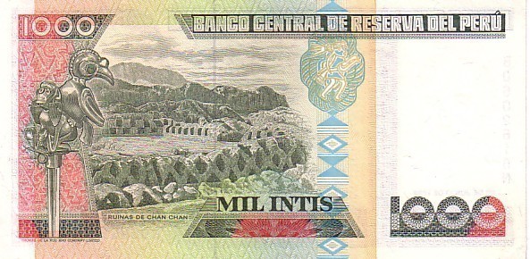 PEROU   1 000 Intis  Daté Du 28-06-1988   Pick 136b   *****BILLET  NEUF***** - Peru