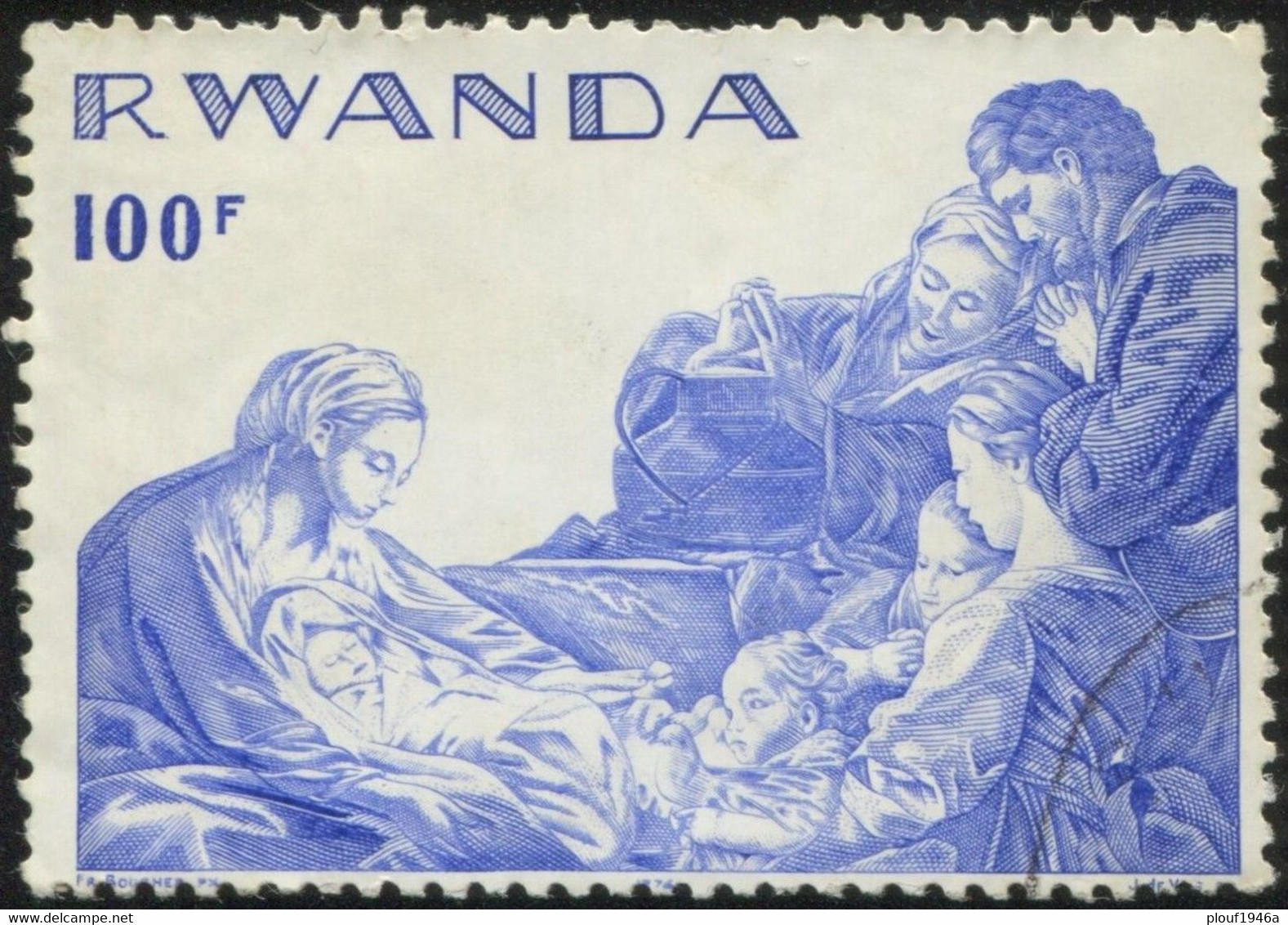 Pays : 415 (Rwanda : République)  Michel : RW 851 A (o) - Oblitérés