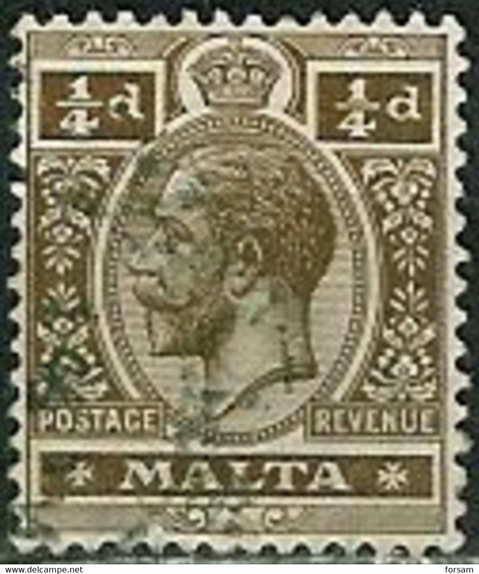 MALTA..1914..Michel # 41 B...used. - Malte (...-1964)