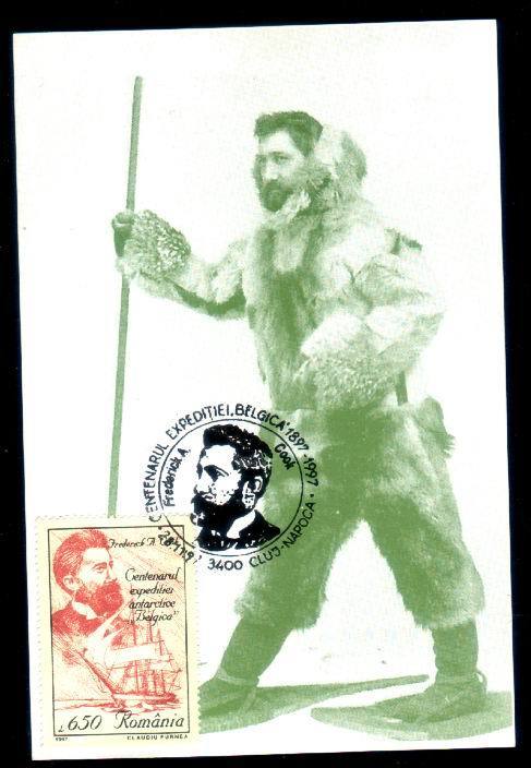 POLAR EXPLORER FREDERICK A. COOK NICE MAXI CARD 1997. - Explorateurs & Célébrités Polaires