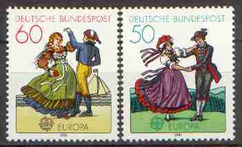 CEPT / Europa 1981 Allemagne N° 928 Et 929  ** Folklore - 1981