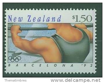 392N0029 Planche A Voile 1167 Nouvelle Zelande 1992 Neuf ** Jeux Olympiques De Barcelone - Segeln