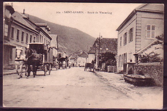 HAUT RHIN - St Amarin - Route De Wesserling - Saint Amarin