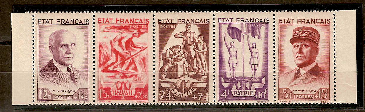 Bande Pétain N° 580 A Cote 140 Euros Sans Charnière - 1941-42 Pétain