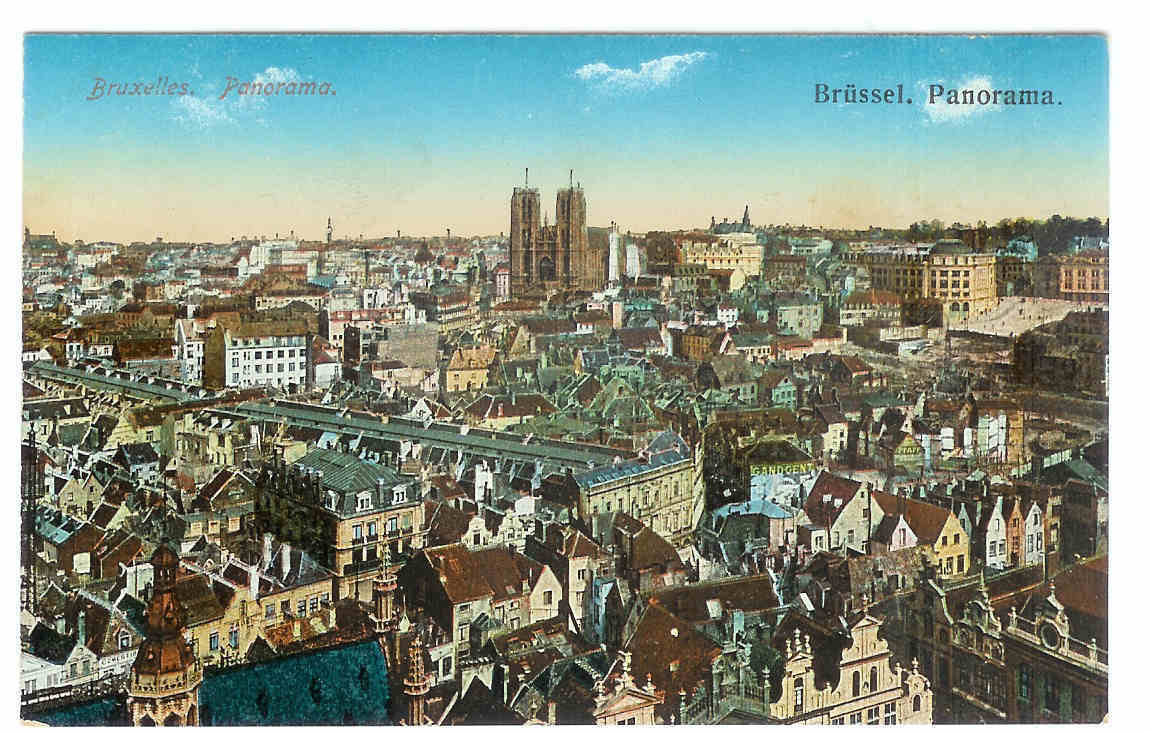 BRUXELLES Panorama (état Neuf) - Mehransichten, Panoramakarten