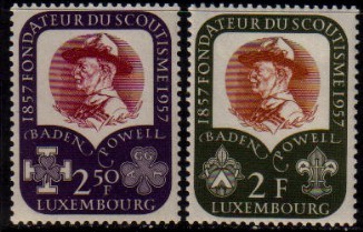 LUXEMBOURG    Scott  # 324-5** VF NH - Neufs