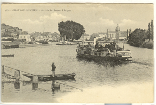 Chateau-Gontier - Arrivée Du Bateau D'Angers - Chateau Gontier