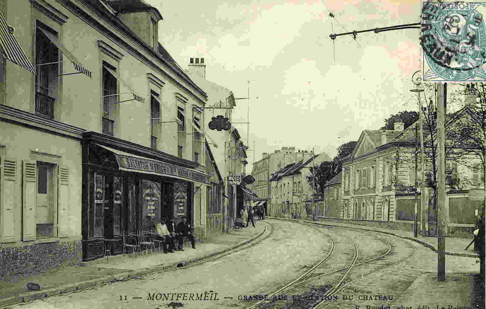 MONTFERMEIL - Grande Rue Et Station Du Château - Montfermeil