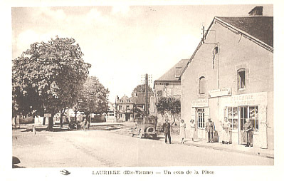 87 - HAUTE VIENNE - EPICERIE MERCERIE - CAFE LOUBIERE - MAISON De L'EDITEUR - BELLE CARTE - Lauriere