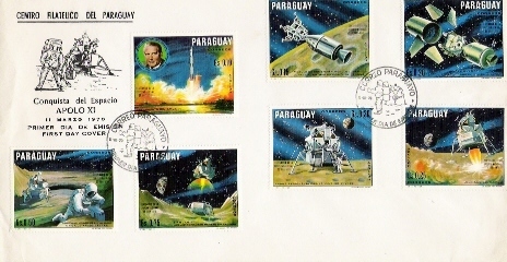 PARAGUAY  / APOLLO 11 / 11.03.1970. - América Del Sur