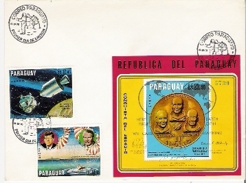 PARAGUAY  / APOLLO 11 / 11.03.1970. - Sud America