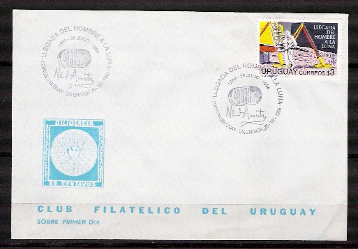 URUGUAY /  / APOLLO 11 / 1969. - América Del Sur