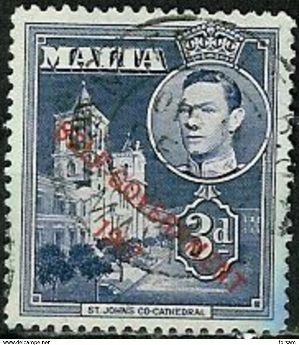 MALTA..1953..Michel # 230...used. - Malte (...-1964)