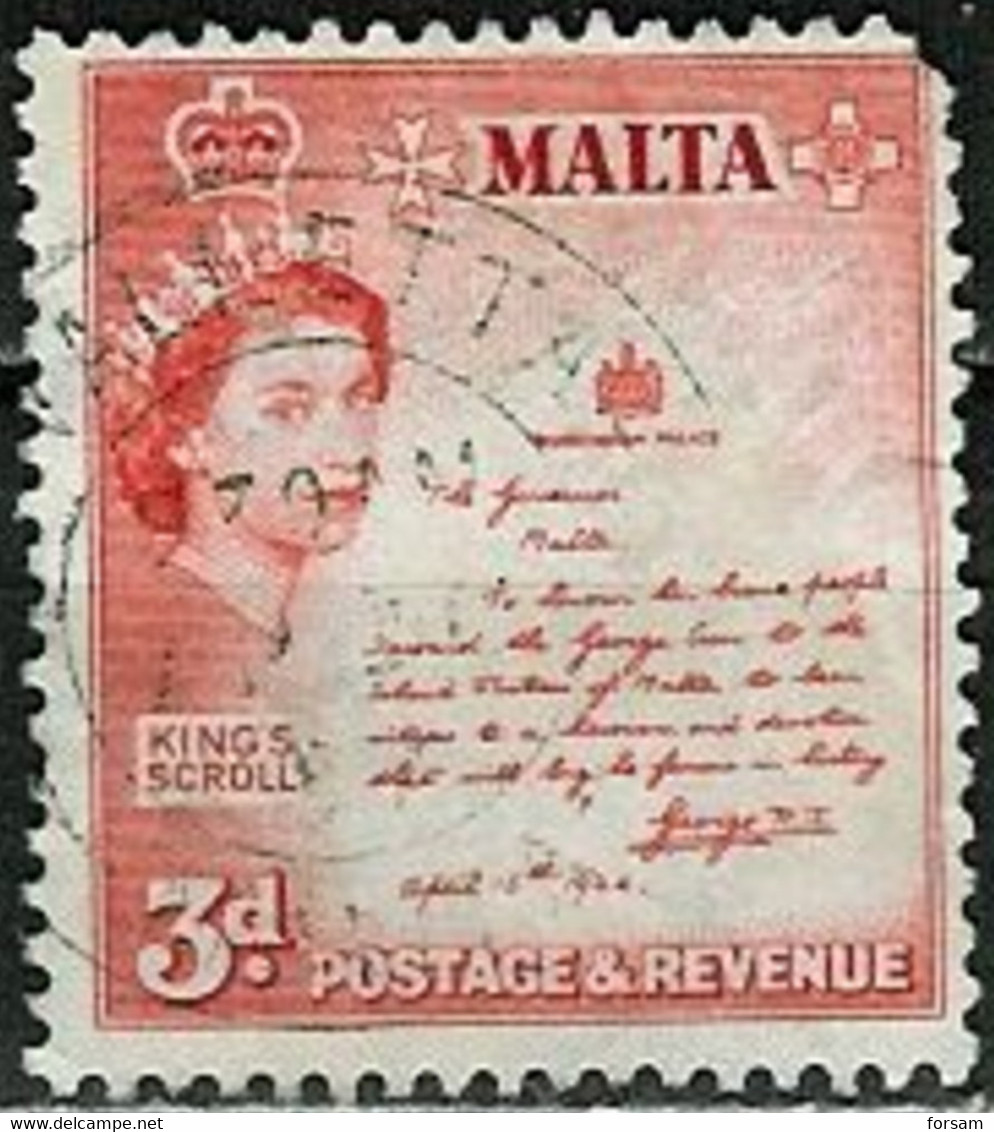 MALTA..1956..Michel # 243...used. - Malte (...-1964)