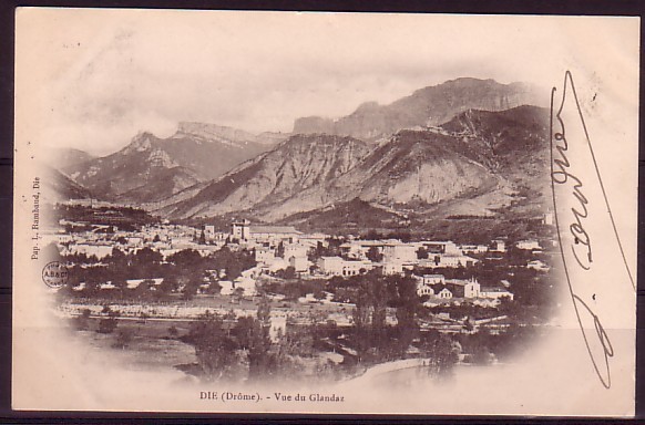 DROME - Die - Vue Du Glandaz - Die