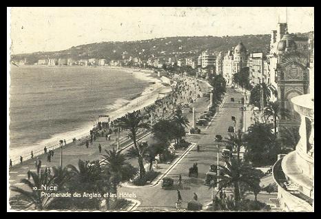 10 Nice Promenade Des Anglais Et Les Hotels - Places, Squares