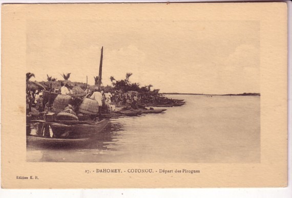 DAHOMEY COTONOU , Départ Des Pirogues - Dahomey