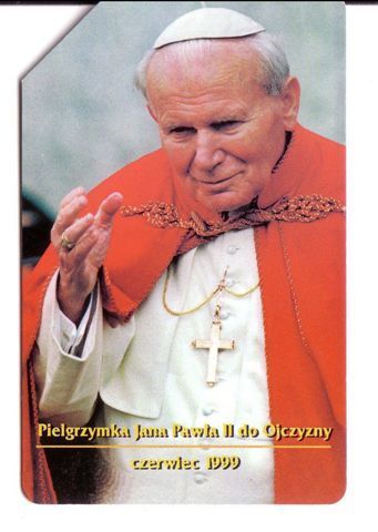 POPE JOHN PAUL II (Poland Old Card 25. Units) Pape Papst Papa Paus Karol Wojtyla Jean Juan Pablo Religion Christianity - Poland