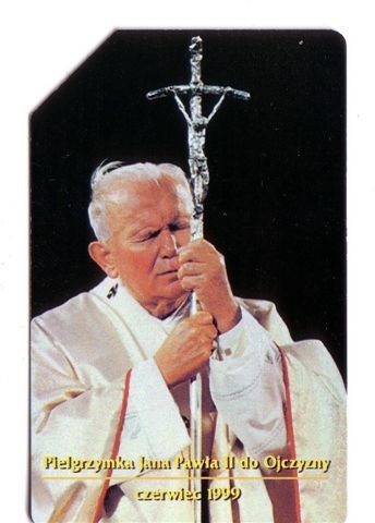 POPE JOHN PAUL II (Poland Old Card) Pape Papst Papa Paus Karol Wojtyla Jean Juan Pablo Religion Christianity - Pologne