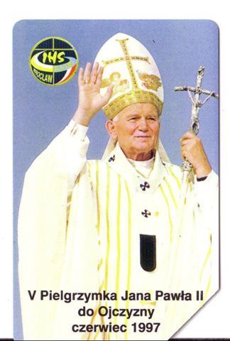 POPE JOHN PAUL II (Poland Old Card) Pape Papst Papa Paus Karol Wojtyla Jean Juan Pablo Religion Christianity - Poland